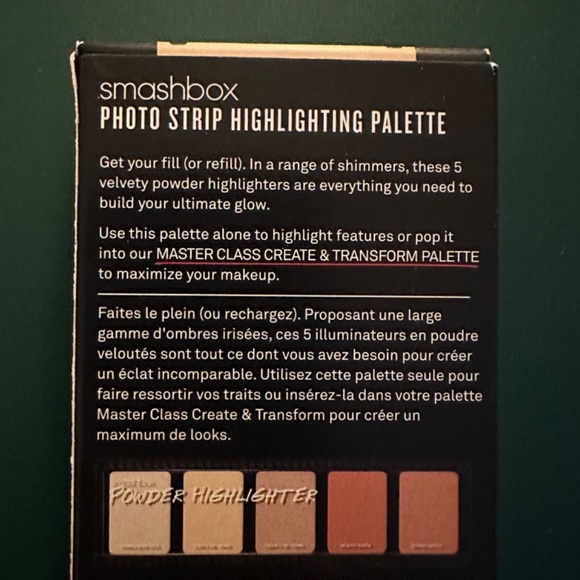 SMASHBOX Photo Strip Highlighting Palette - 5 Powder Highlighters - NIB - Picture 5 of 9